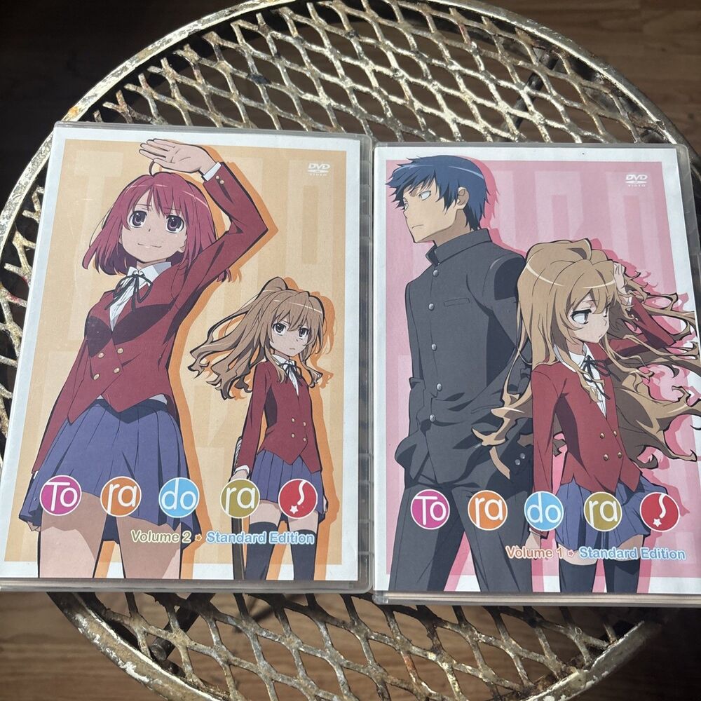Toradora Standard Edition Volumes 1 + 2. DVD Anime